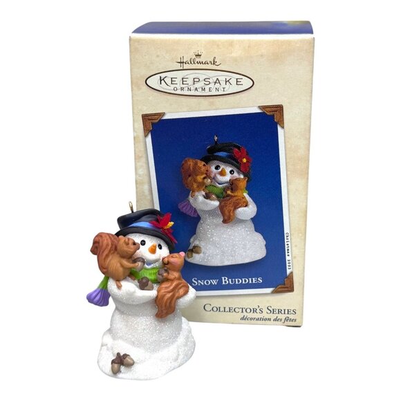 Hallmark Keepsake Snow Buddies Christmas Ornament Collection Set Lot 4 - Picture 9 of 10